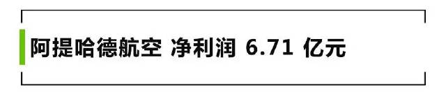 阿提哈德航空 2015 年全年净利润