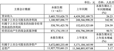 中谷物流2021年上半年净利11亿元