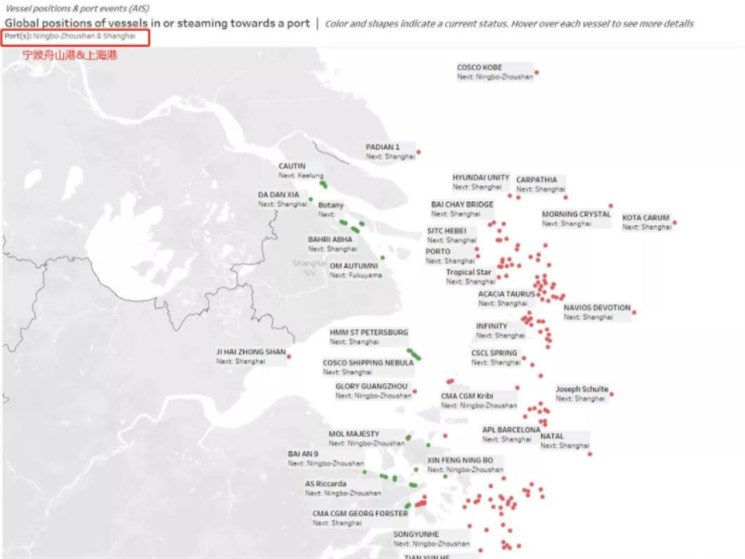 丹麦班轮咨询公司eeSea绘制的地图