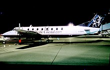 A Beechcraft 1900 at Victoria International Airport