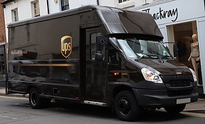 Iveco Daily package car in Leamington Spa, United Kingdom