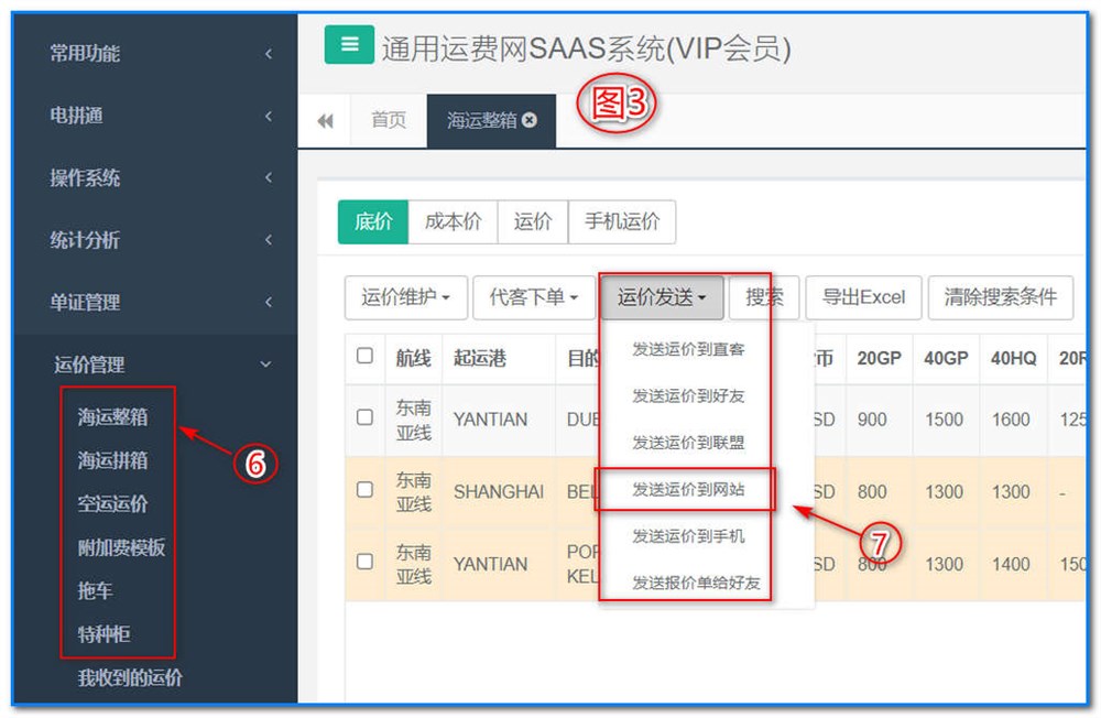 1、发运价得积分